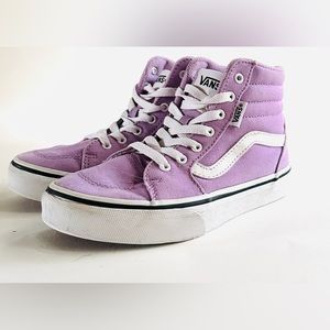 VANS GIRLS LITTLE AND BIG KID FILMORE HIGH TOP SNEAKER - PURPLE Lilac color